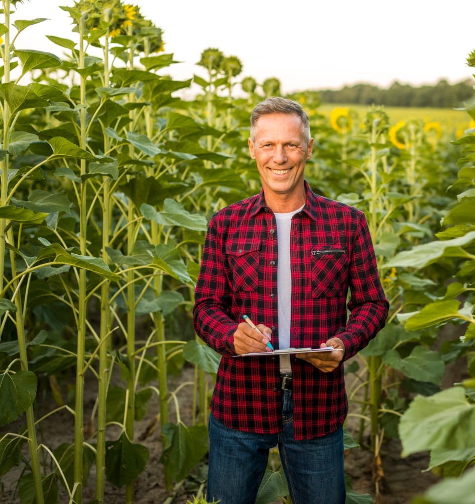 Produtor rural com terra legalizada